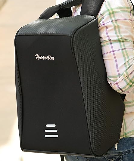 Wearslim Waterproof Anti Theft Laptop Bagpack Boy Men Women Casual Backbag Travel Teenager Student School Back Pack