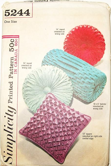 Amazon Com Simplicity Sewing Pattern 5244 Vintage 1960 S Smocked