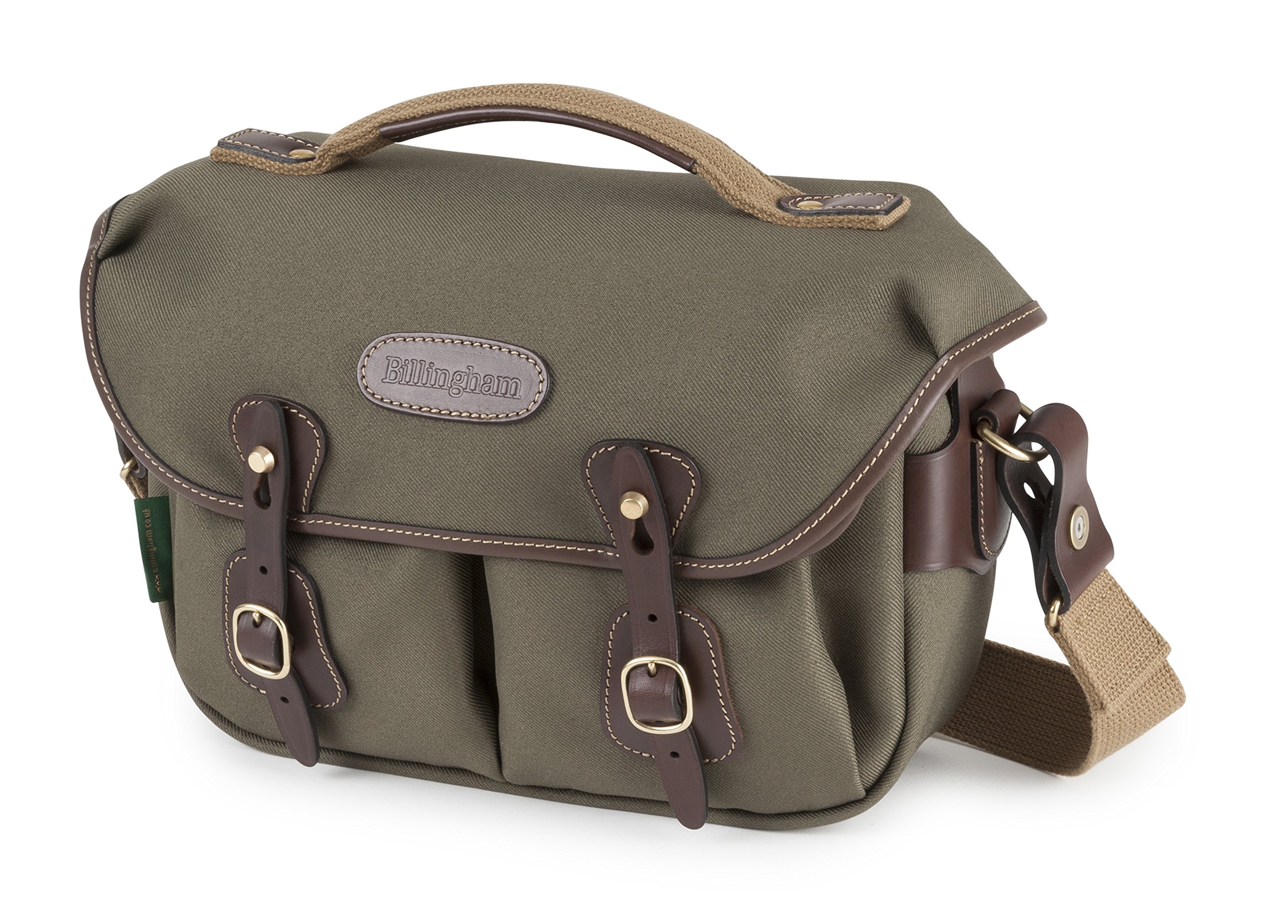 Billingham Hadley Small Pro Camera Bag (Sage FibreNyte / Chocolate Leather)