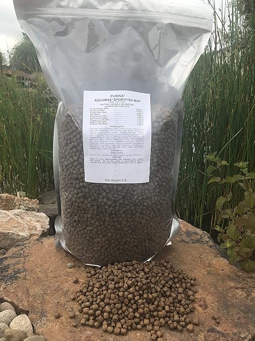 Amazon Com Aquamax Sportfish Mvp Game Fish Feed 8 Lb 43