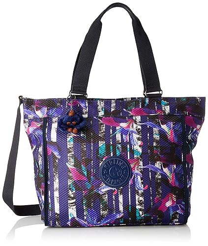 Kipling Womens Shoulder Bag - NEW SHOPPER L Urban Flower bl,F