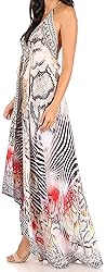 Sakkas 1817 - Lizi Womens Maxi High-low Halter