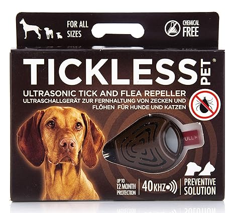 tickless ultrasonic tick and flea repeller