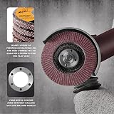 SATC 125mm Flap Discs 10 Pack T27 120 Grit 22.23mm Arbor Aluminum Oxide view 3