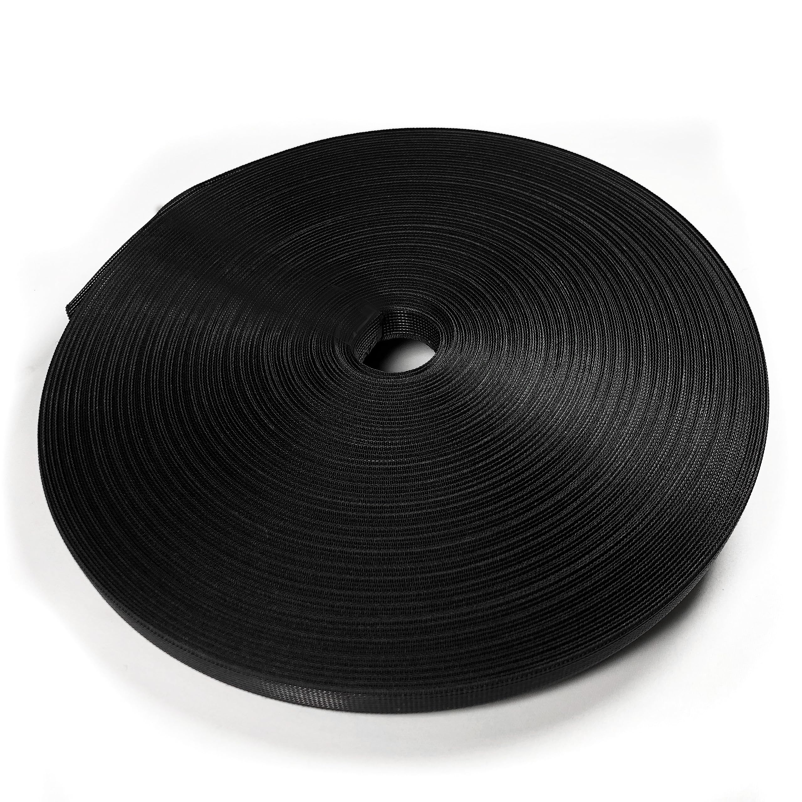 Polyester Whales for Sewing, Plastic Whales, Corsets, rods, Crafts, Sewing Accessories, Dresses, Bags, Among Others, roll of 46 Meters, (Black 332, 6mm)