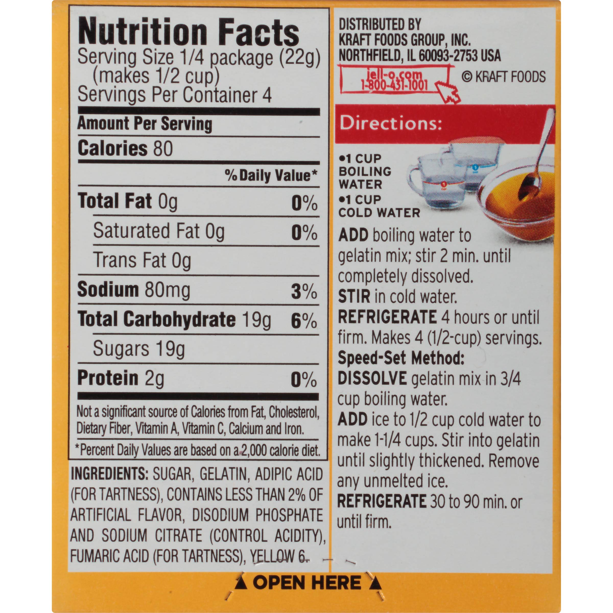 JELLO Apricot Gelatin Dessert Mix (3 oz Boxes, Pack of 6) Buy Online