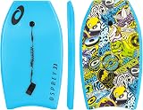 Osprey 33 Inch Bodyboard Kids Beginners Lightweight Deck with Leash Blue