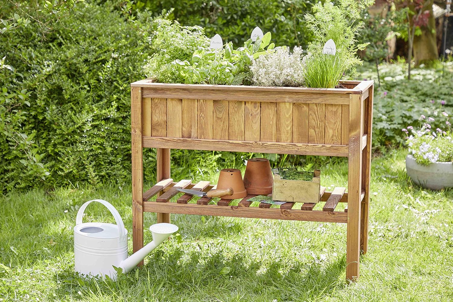 myGardenlust - Jardinera de Madera para Plantar Verduras en el ...