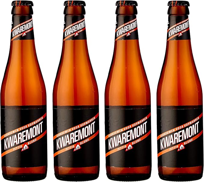 Kwaremont Beer Gift Pack with Glass, 33 cl, Case of 4 Amazon.co.uk