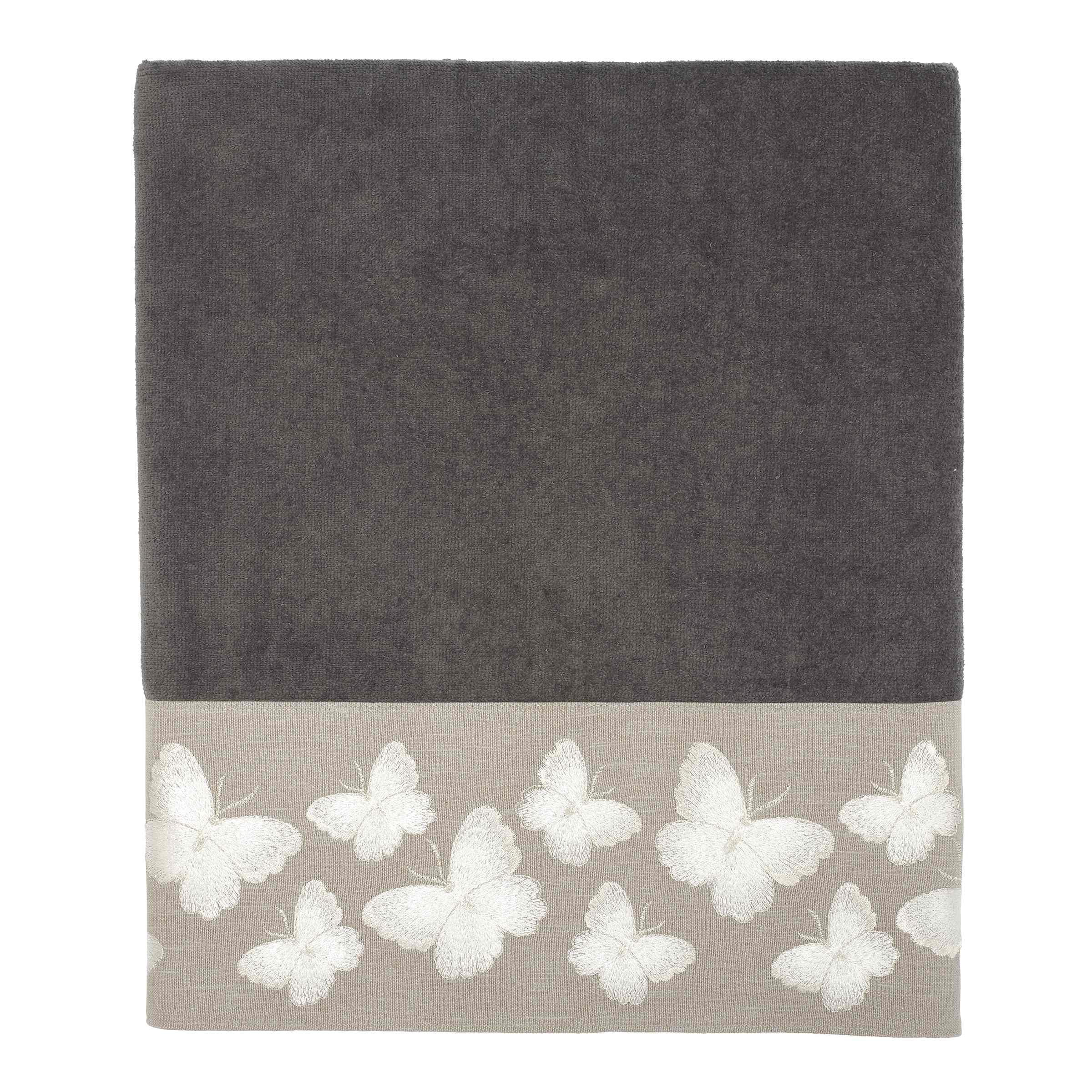 Avanti Linens Yara Collection, Cotton, Granite, Bath Towel