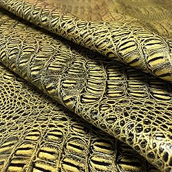 Alligator Fabric, Soft Textured Crocodile Vinyl