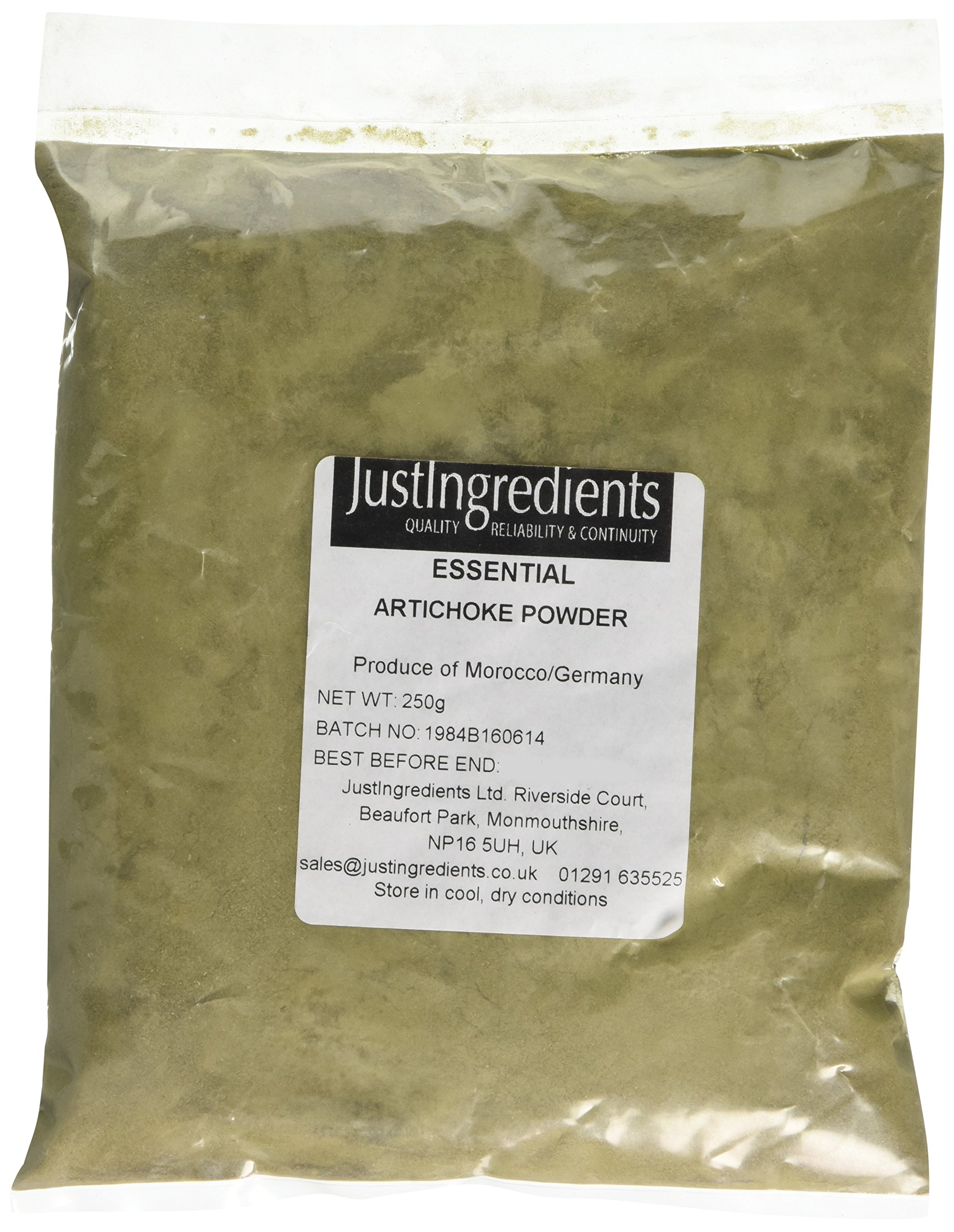 JustIngredients Essentials Artichoke Leaves Powder, 250 g - Pack of 2