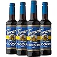 Torani Sugar Free Syrup, Chocolate, 25.4 Ounces (Pack of 4)