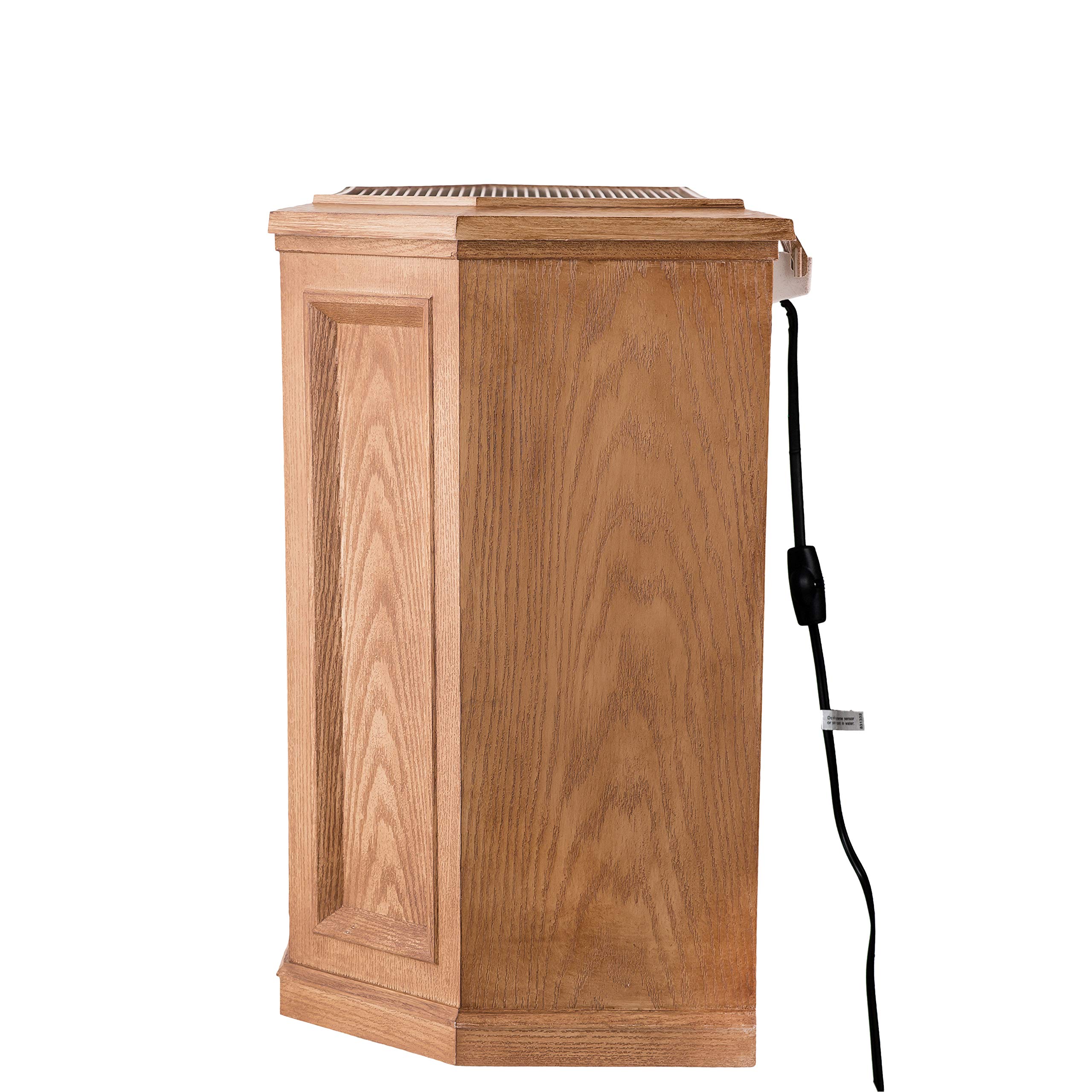 AIRCARE 696 400HB Digital Whole-House Console-Style Evaporative Humidifier, Light Oak