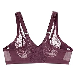 Glamorise Full Figure Plus Size Lacey T-Back