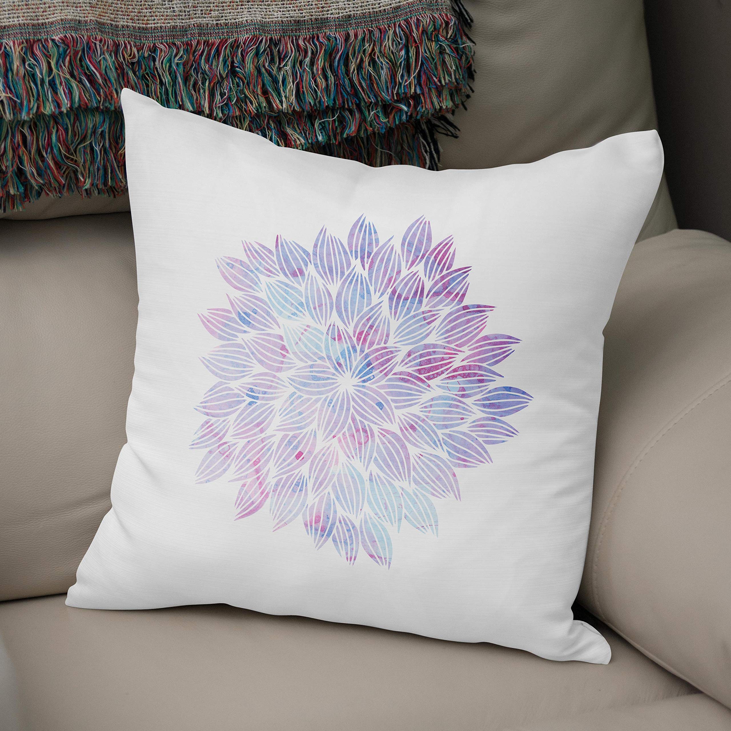 Bonamaison, Decorative Cushion Cover - 50% Cotton 50% Polyester - 43x43cm - Designed and Manufactured in Turkey