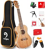Vangoa Tenor Ukulele 26 Inch Mahogany Acoustic Ukulele with Accessories view 1