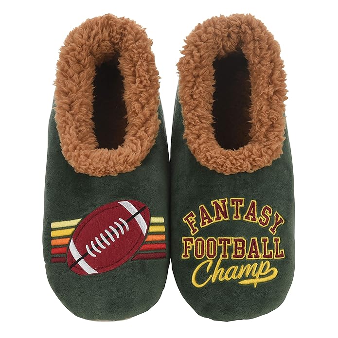Buy Snoozies Mens Slippers Pairables House Slippers for Men Fantasy Football Small at