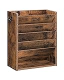 CHOEZON Wall File Organizer, 6-Tier Vertical Mount