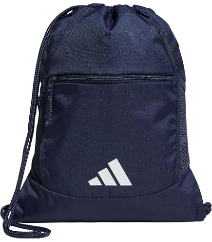 adidas Alliance Sackpack – Drawstring Backpack for Sports, Small Gym Bag, Team Royal Blue/2, OSFA