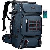 WITZMAN Carry on Travel Backpack for Men Women Airline Approved Convertible Nylon Duffle Backpack Luggage Bag (B682 Blue)