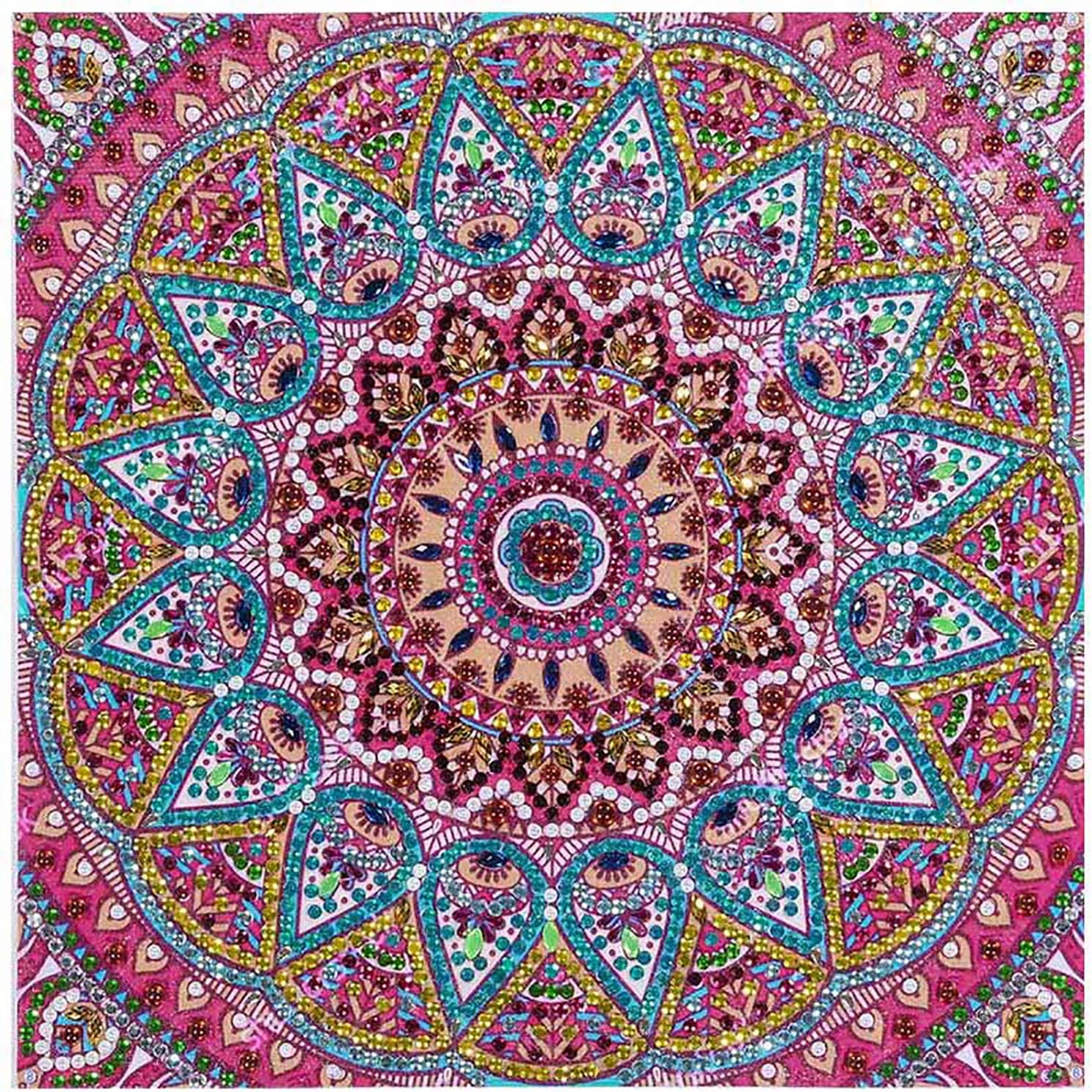 Kit de pintura de diamante Mandala en forma especial DIY