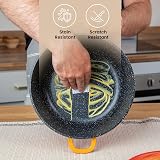 Nuovva Casserole Dishes with Lid 4L 24cm Oven Proof Non Stick Aluminium view 8