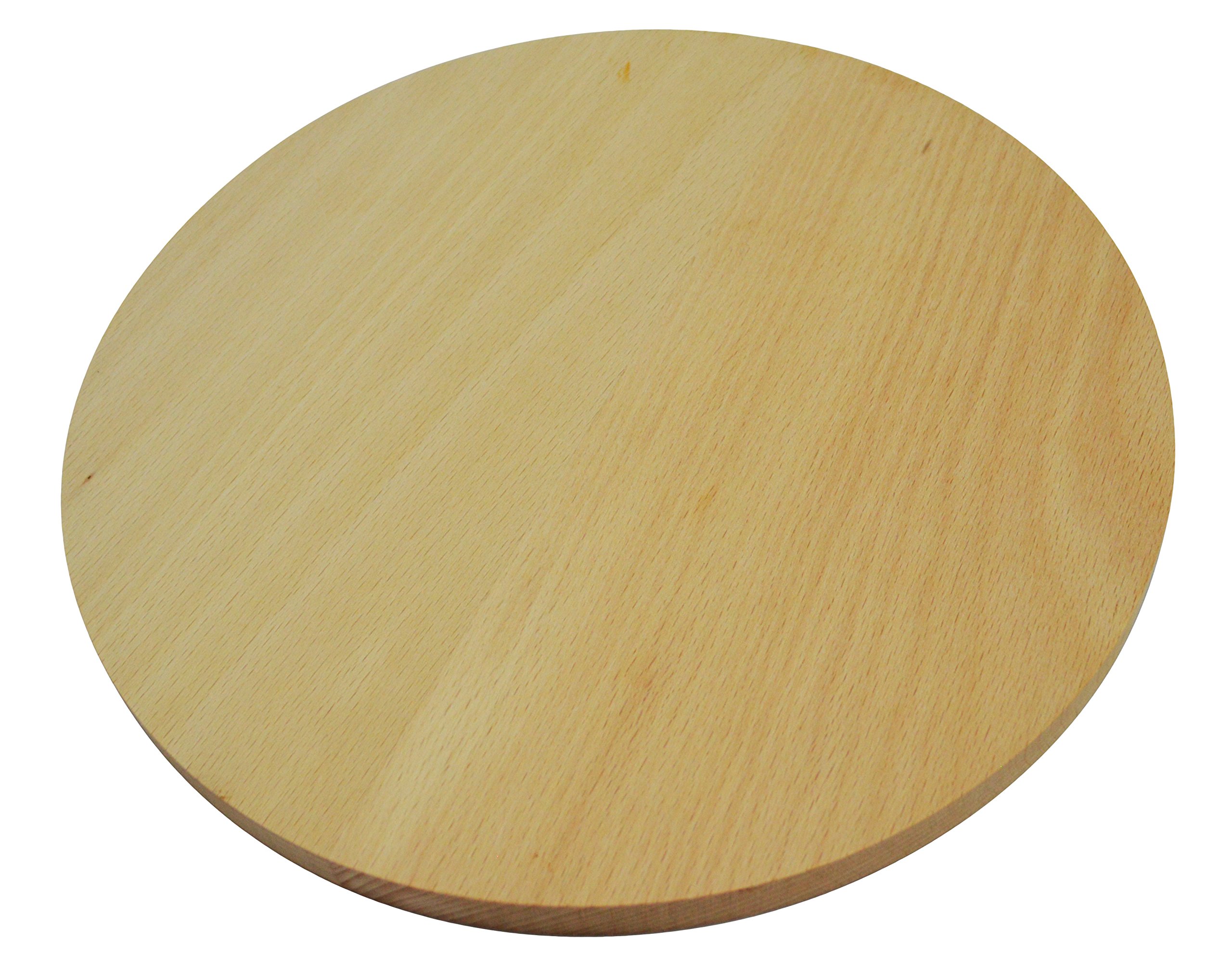 Round circular wooden chopping board cutting pizza wood double sided 20cm 8 inches