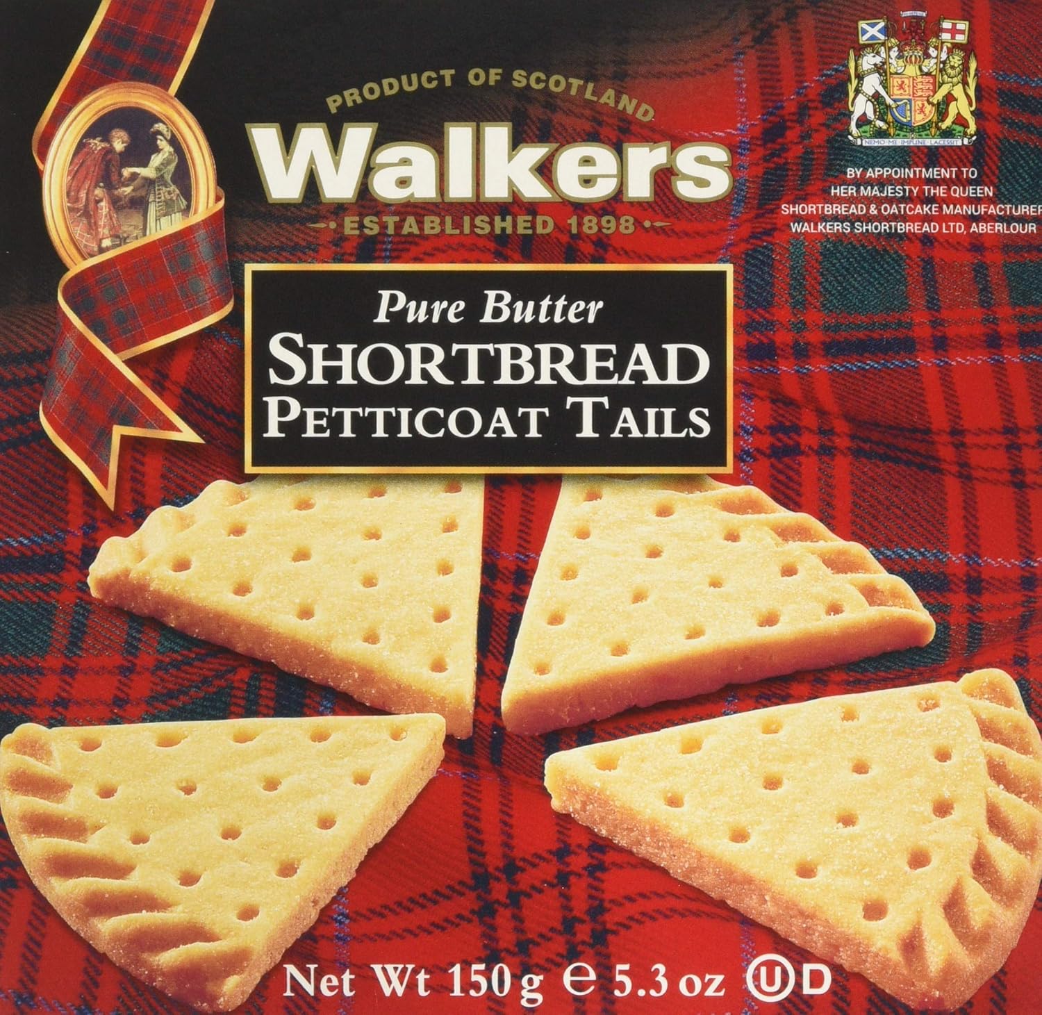 Walkers Shortbread Petticoat Tail Shortbread, 150 g Amazon.co.uk Grocery