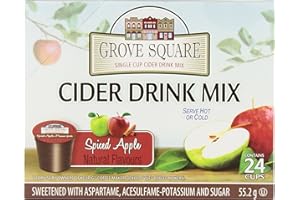 Grove Square Spiced Apple Cider, 96-Count, Brown