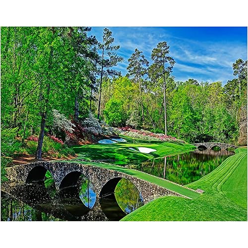 Augusta National Golf Course 12th hole impressionism effect