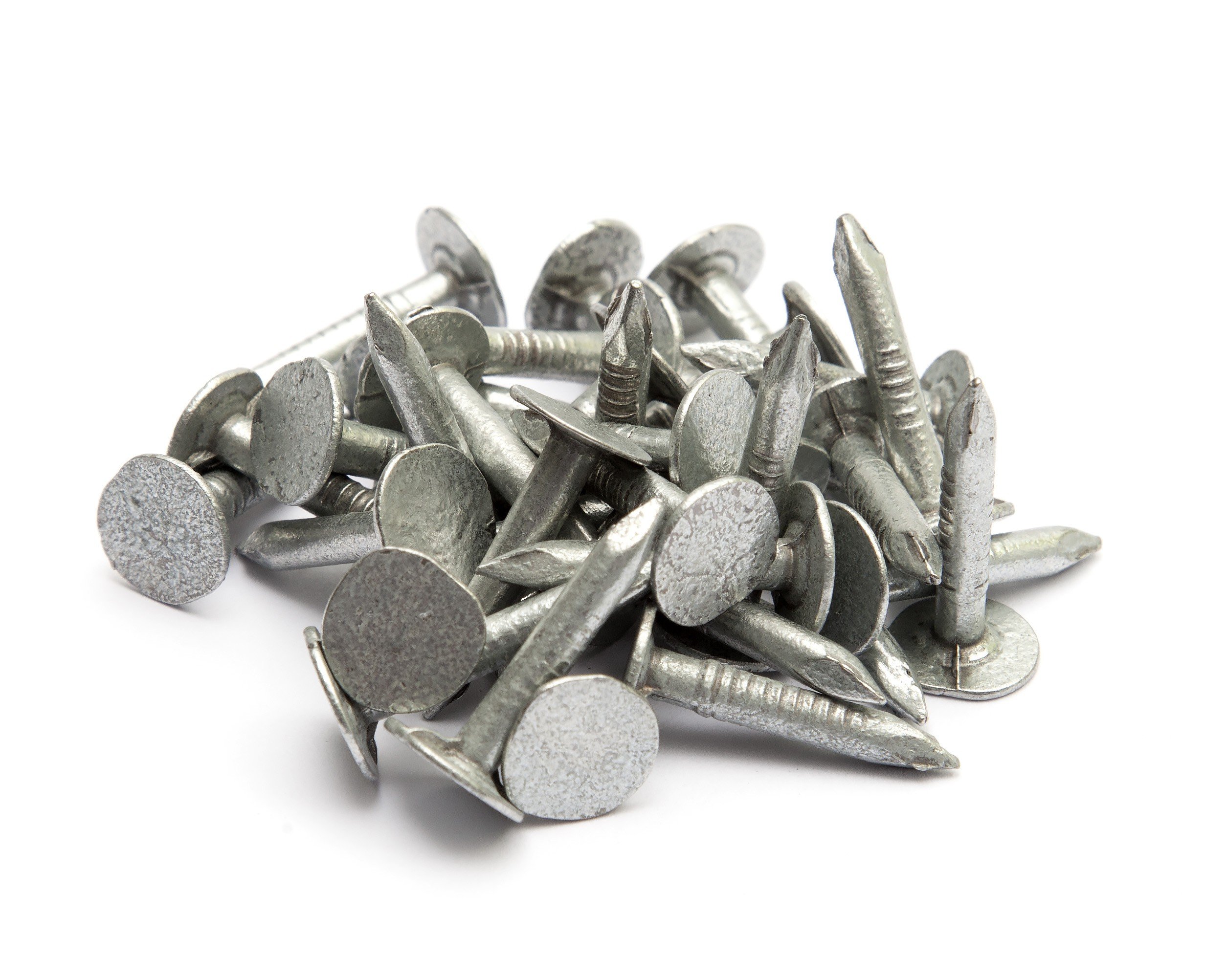 Merriway BH06541 (500 g) Workshop Assortment of Clout Nails with Extra Large Head, Silver - Pack of 500 grams