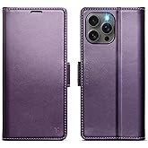 Tenifly for iPhone 16 Pro Max Case Wallet with RFID Blocking Card Holder, PU Leather Kickstand Protective Flip Phone Cover Fit for iPhone 16 Pro Max 6.9", Purple