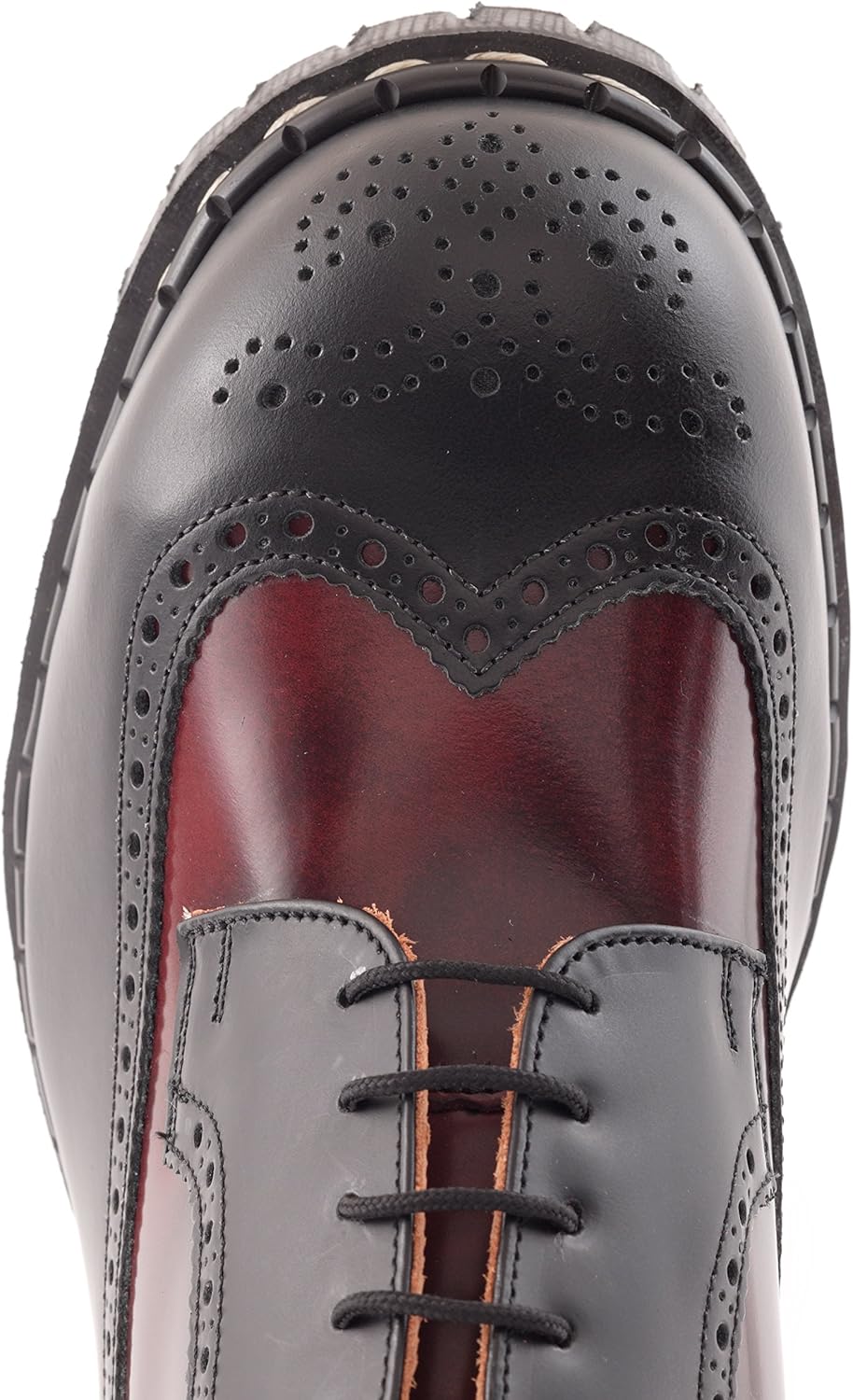 brogue steel toe cap shoes