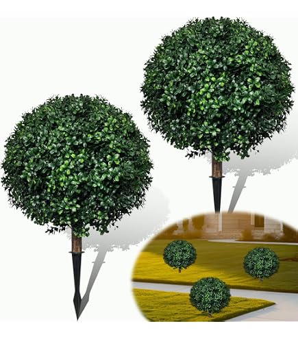 Chrysanthèmes Artificiels Extérieur Résistants UV - Fleurs Réalistes Avec Feuilles D'Eucalyptus - 11