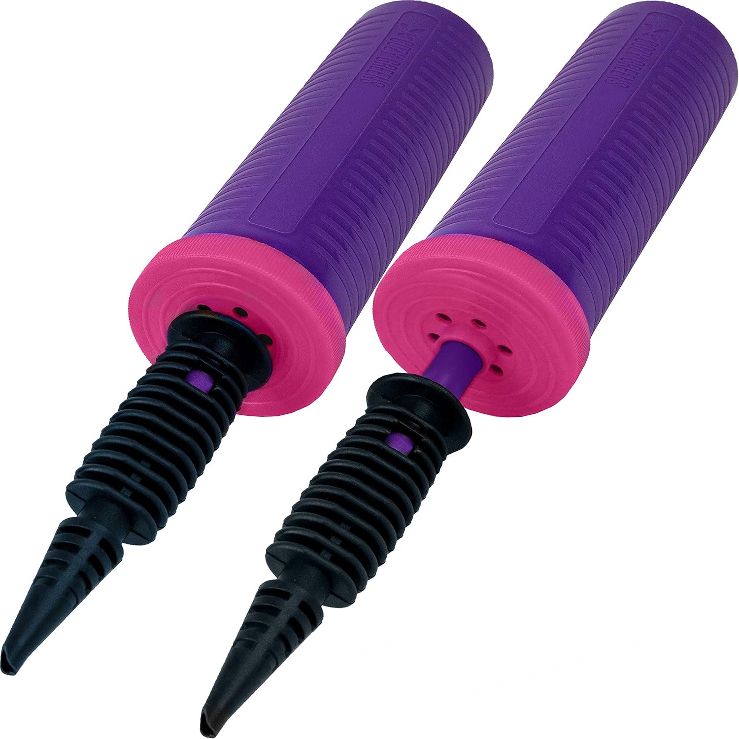 Balloon Pump Hand Held, Inflator Air Pump for Balloons - 2Way Dual Action, 2Pack: Friends can Help - Easy to Use, 100% Lifetime Satisfaction Guarantee - Sturdy Ballon Inflator Pump: Toys & Games