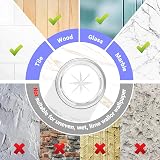 Alyvisun 6Pcs Aesthetic Self-Adhesive Towel Hooks No Drilling view 7