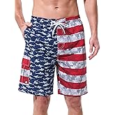 UIQUR Mens Swim Trunks Board Shorts Swim Shorts Quick Dry 9 Inch Beach Swimwear