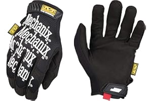 Mechanix Wear: The Original Work Glove with Secure Fit, Synthetic Leather Performance Gloves for Multi-Purpose Use, Durable, Touchscreen Capable Safety Gloves for Men (Black, X-Large)