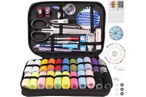 TALERLUV Needle and Thread Sewing Kit for Adults, Basic Hand Sewing Starter Set for Beginner, Travel, Small Fixes and Emergency Repairs, DIY Sewing Tools Supplies
