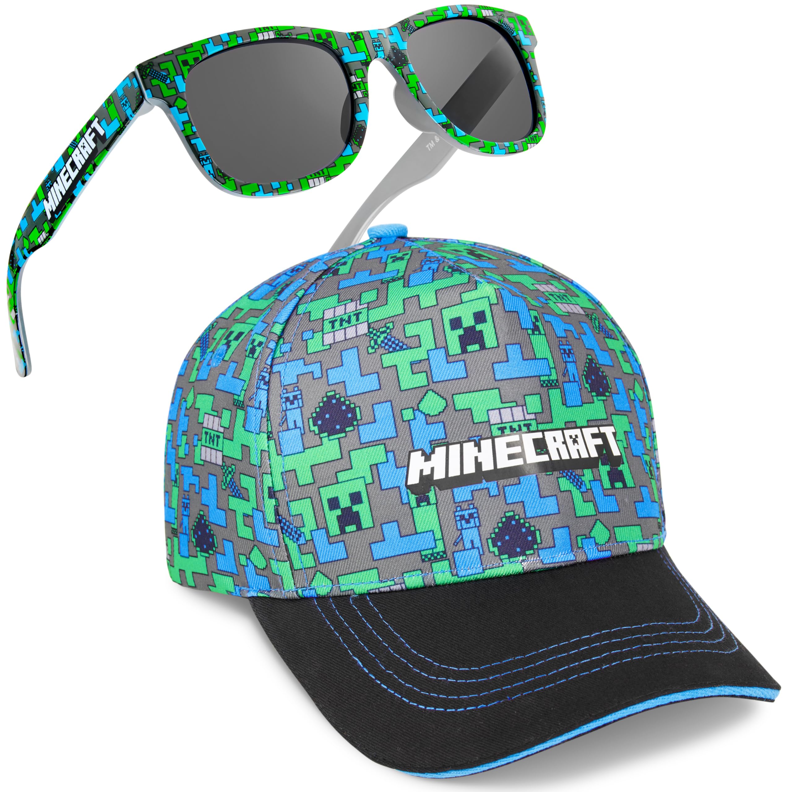 Photo 1 of * does not come with the sunglasses *
Get Trend Minecraft Baseball Cap Kids Sunglasses Set 100% UV Protection Summer Accessories (6-14 Years, Multi Minecraft Set)
