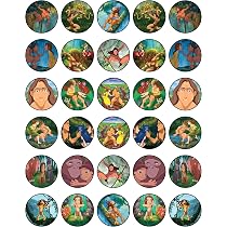 Amazon.com: 30 x Edible Cupcake Toppers – Jungle King Inspired ...