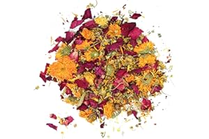 No Furries Delights Forage Mix,100% All Natural Botanical Herb Treat for Rabbit Hamster Guinea Pig Chinchilla Chicken Gerbil Degu & Other Small Animals (All in One Forage Mix 30g)