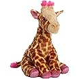 Aurora® Huggable Destination Nation™ Giraffe Stuffed Animal - Global Exploration - Learning Fun - Pink 12 Inches