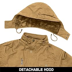 CHEXPEL Outdoor Jacket for Men Windproof Thermal