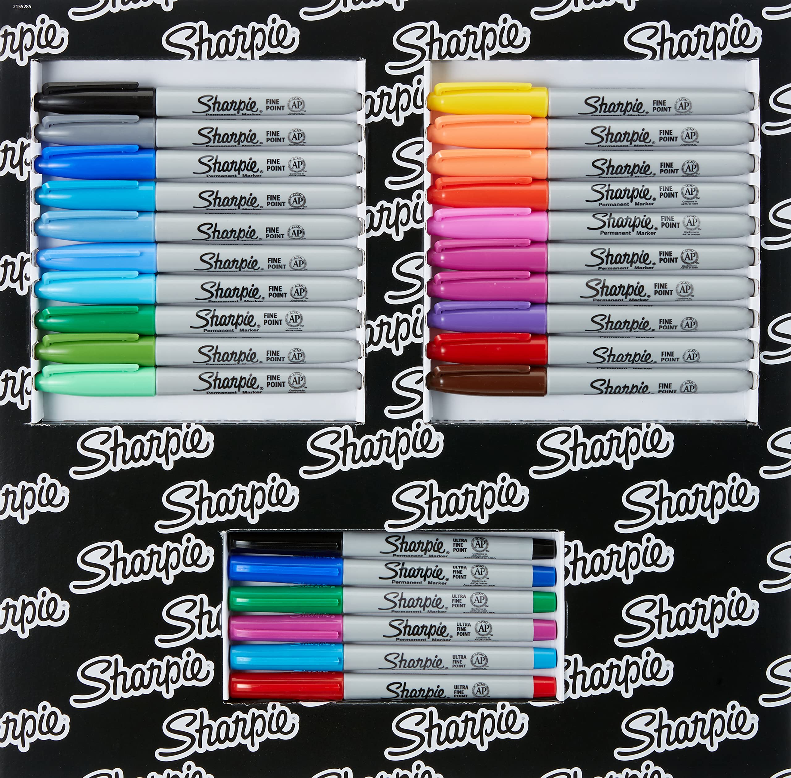 Sharpie Special Edition Adult Colouring Markers, Assorted Colours, Box of 26, Lion Box