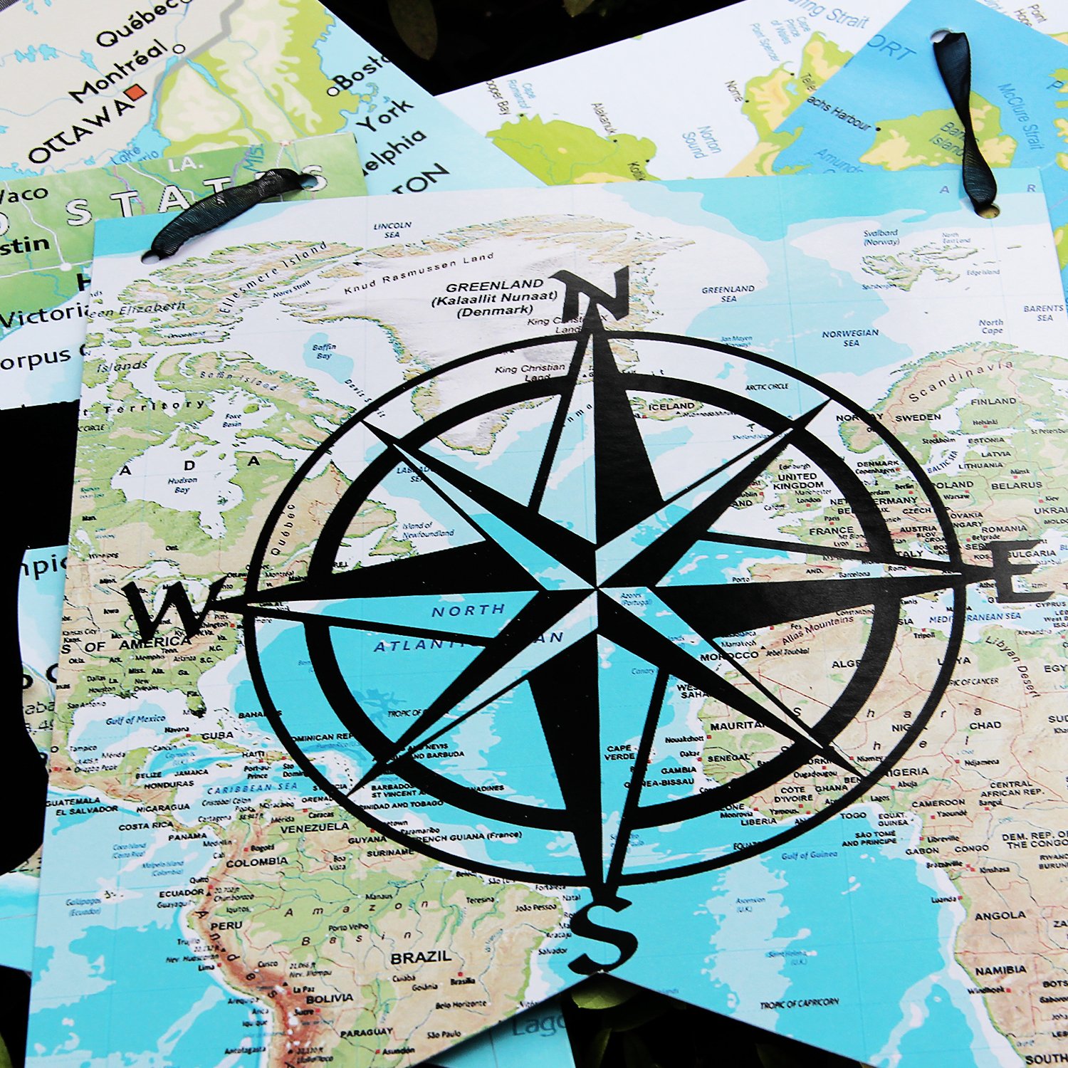 World Map Pennant Let The Adventure Begin Bunting Banner For