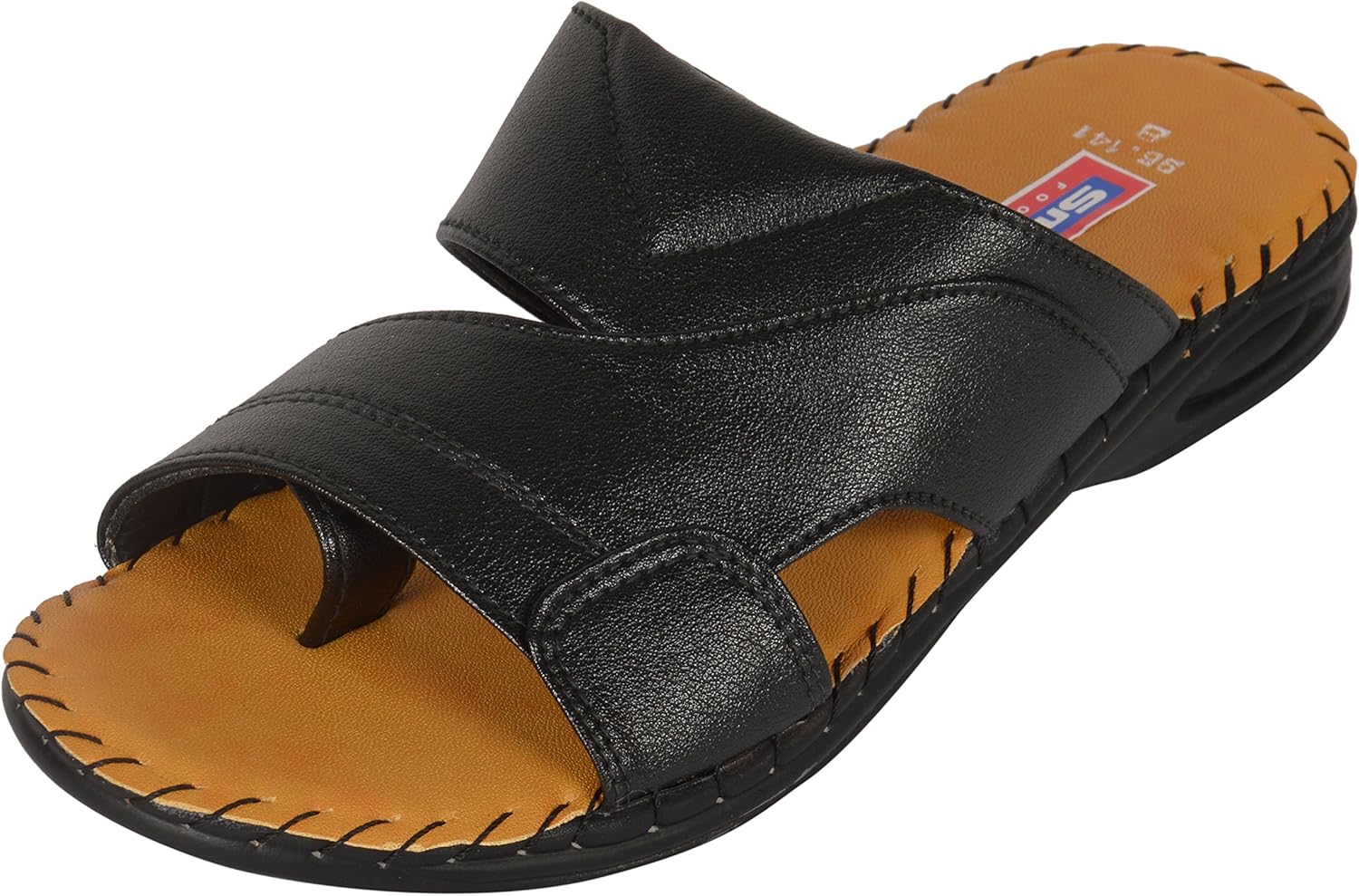 Buy Smart Men's Black Synthetic Outdoor Sandals 10 UK at Amazon.in