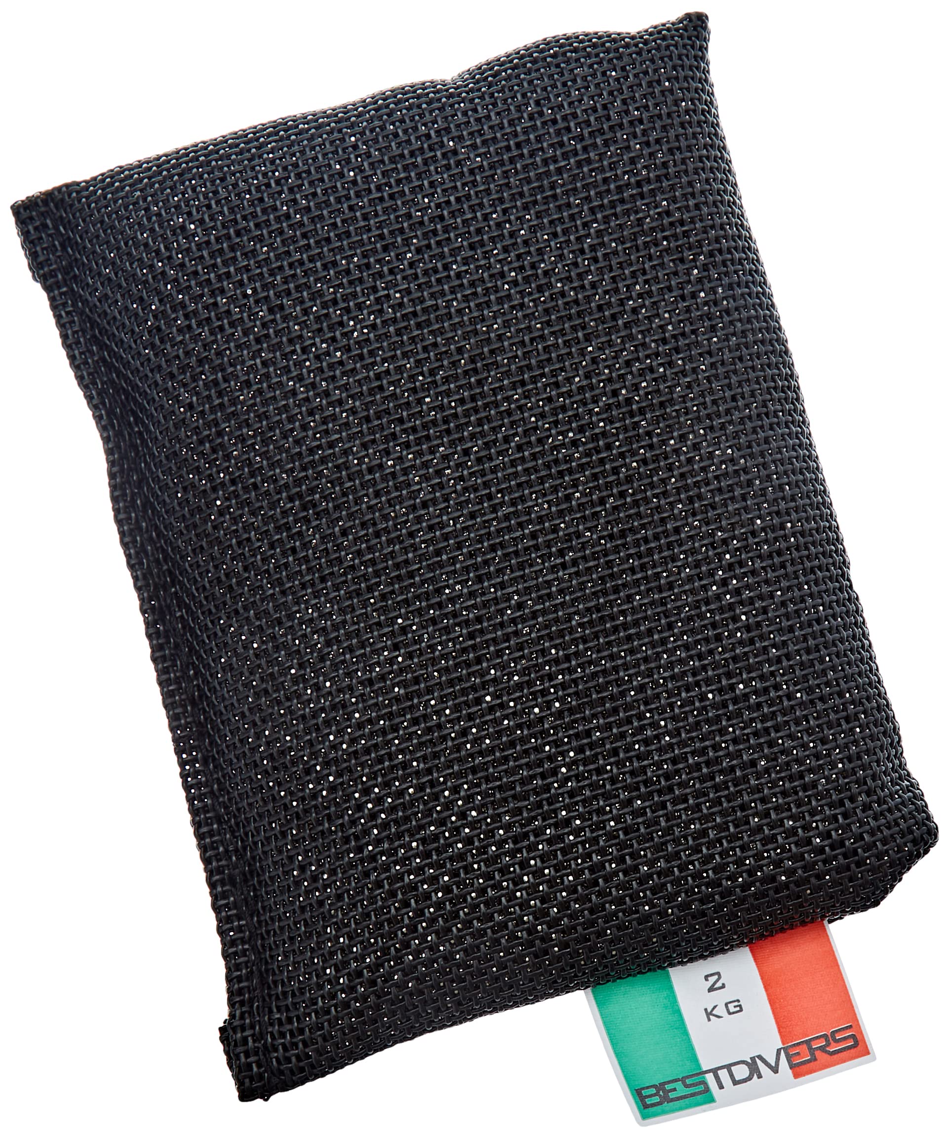 BestDivers Ai0662/A, Ultrasoft Net Lead 2 kg for Unisex Adult Diving Belt, Black, One Size