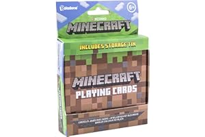 PALADONE Minecraft Playing Cards - Standard Deck of Cards in Collector Travel Tin